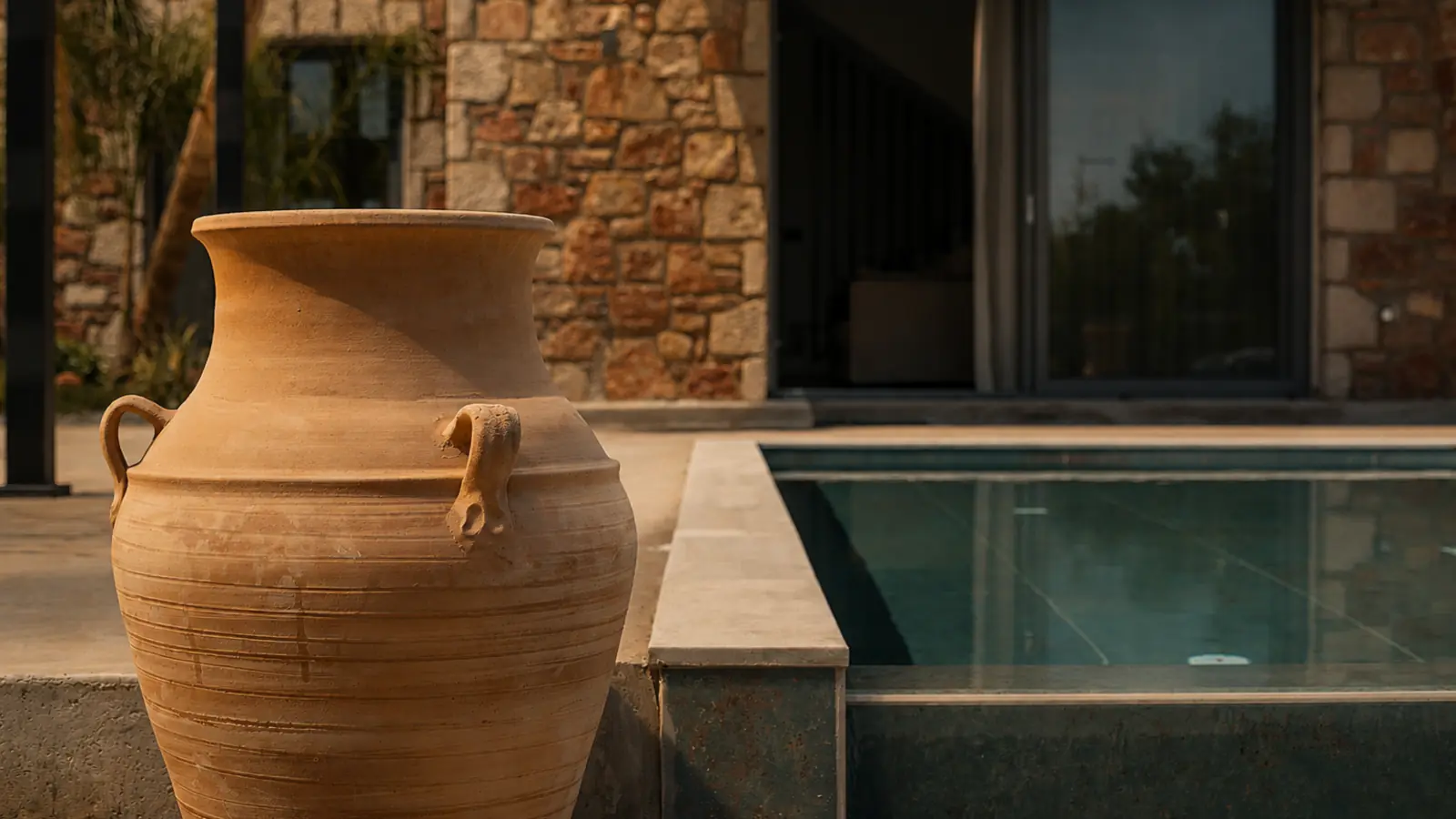 Sunstone Retreat private villa in Rhodes